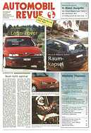 Titelblatt der Nummer 1 von Automobil-Revue Zeitungen 1997