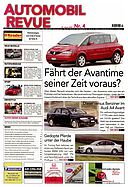 Titelblatt der Nummer 4 von Automobil-Revue Zeitungen 2002