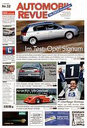 Titelblatt der Nummer 32 von Automobil-Revue Zeitungen 2003