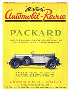 Titelblatt der Nummer 2 von Illustrierte Automobil-Revue 1931