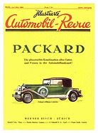 Titelblatt der Nummer 3 von Illustrierte Automobil-Revue 1930