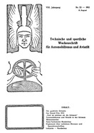 Titelblatt der Nummer 23 von Automobil-Revue Zeitungen 1912