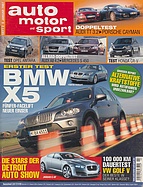 Titelblatt der Nummer 2 von auto motor und sport 2007
