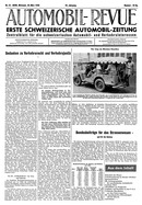 Titelblatt der Nummer 12 von Automobil-Revue Zeitungen 1946