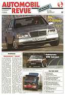 Titelblatt der Nummer 17 von Automobil-Revue Zeitungen 1993