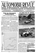 Titelblatt der Nummer 57 von Automobil-Revue Zeitungen 1939