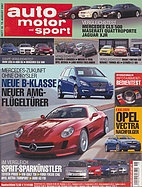 Titelblatt der Nummer 18 von auto motor und sport 2007