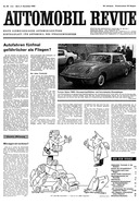 Titelblatt der Nummer 48 von Automobil-Revue Zeitungen 1965