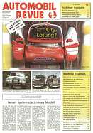 Titelblatt der Nummer 16 von Automobil-Revue Zeitungen 1995