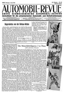 Titelblatt der Nummer 23 von Automobil-Revue Zeitungen 1942