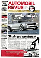 Titelblatt der Nummer 33 von Automobil-Revue Zeitungen 2006