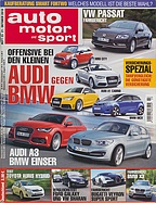 Titelblatt der Nummer 23 von auto motor und sport 2010