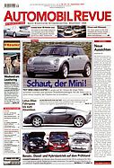 Titelblatt der Nummer 39 von Automobil-Revue Zeitungen 2001