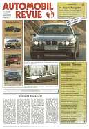 Titelblatt der Nummer 39 von Automobil-Revue Zeitungen 1995