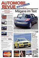 Titelblatt der Nummer 6 von Automobil-Revue Zeitungen 2003
