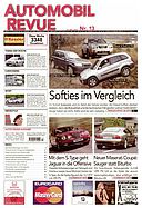Titelblatt der Nummer 13 von Automobil-Revue Zeitungen 2002