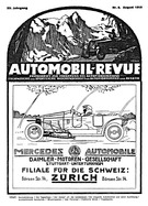 Titelblatt der Nummer 8 von Automobil-Revue Zeitungen 1919
