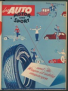 Titelblatt der Nummer 19 von Das Auto 1951