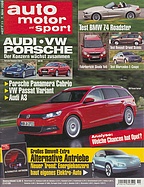 Titelblatt der Nummer 11 von auto motor und sport 2009