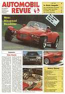 Titelblatt der Nummer 9 von Automobil-Revue Zeitungen 1995