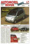 Titelblatt der Nummer 33 von Automobil-Revue Zeitungen 1993