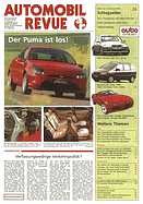 Titelblatt der Nummer 26 von Automobil-Revue Zeitungen 1997