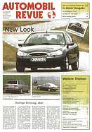 Titelblatt der Nummer 36 von Automobil-Revue Zeitungen 1996