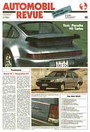 Titelblatt der Nummer 22 von Automobil-Revue Zeitungen 1991
