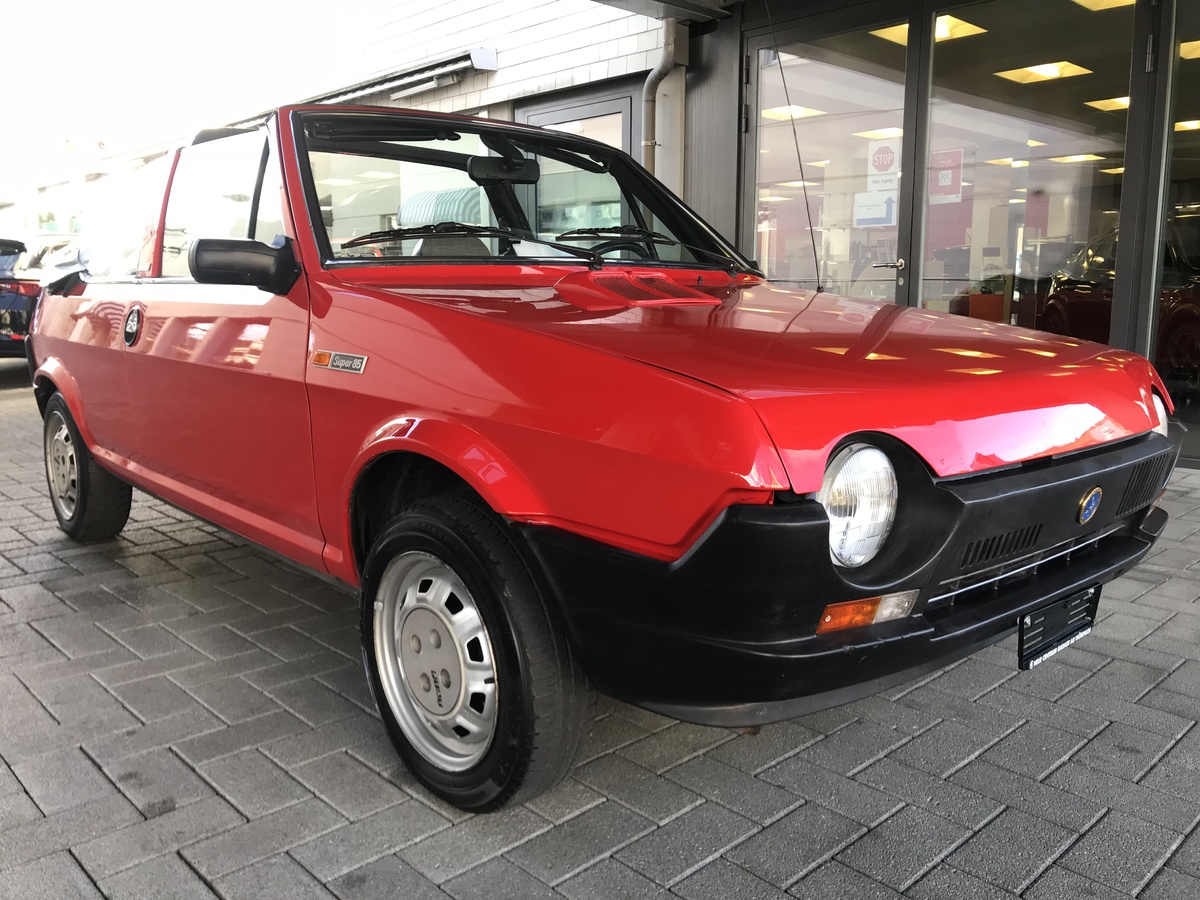 Bild 2 12 vom Fahrzeug-Verkaufsinserat Fiat Ritmo S85 Bertone Cabrio 1982 Kultiges Cabriolet mit viel Fahrspass fuer die ganze Familie