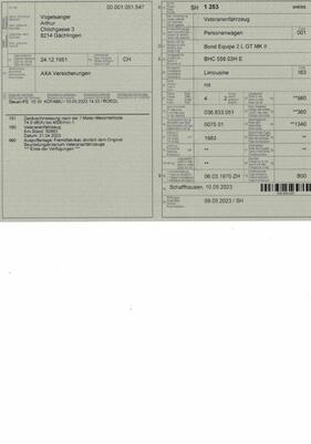 Bild 18 von Inserat Bond Equipe 2 L GT MK II 1970