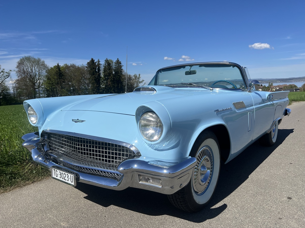 Bild 1 11 vom Fahrzeug-Verkaufsinserat Ford USA Thunderbird Cabriolet, Marylin Monroe Modell 1957 exzellenter Liebhaberzustand, Veteranenzulassung 9.2024