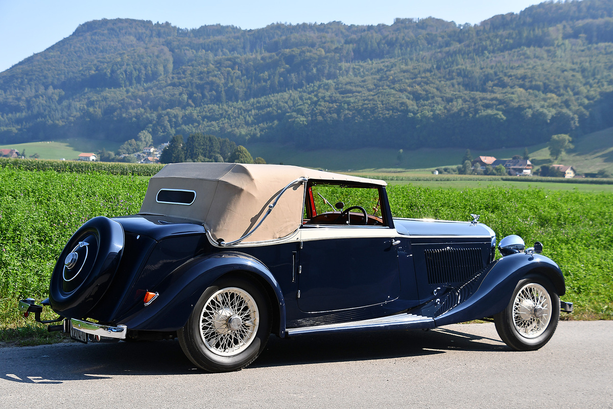 Bild 15 18 vom Fahrzeug-Verkaufsinserat Bentley 3.5-Litre Derby Drophead Coupe 1934 seit 1973 in der Schweiz zugelassen, letzte MFK Veteran 2023