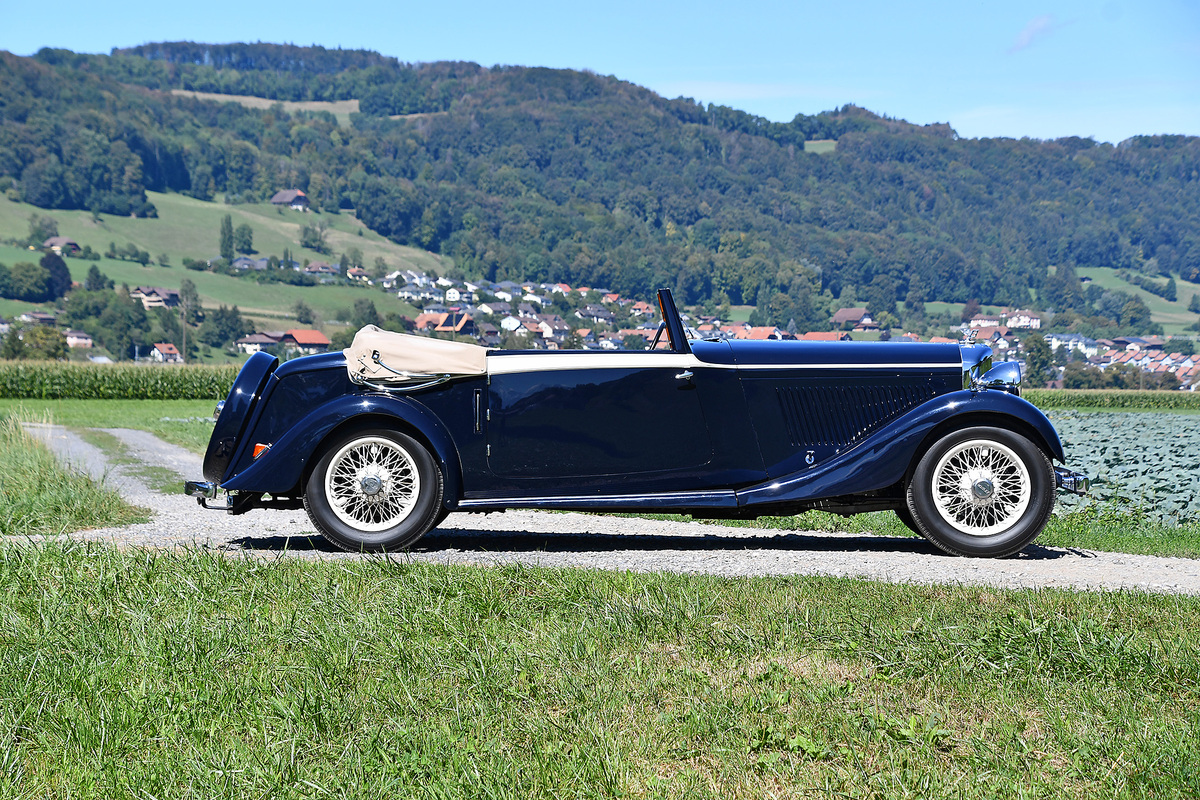 Bild 9 18 vom Fahrzeug-Verkaufsinserat Bentley 3.5-Litre Derby Drophead Coupe 1934 seit 1973 in der Schweiz zugelassen, letzte MFK Veteran 2023