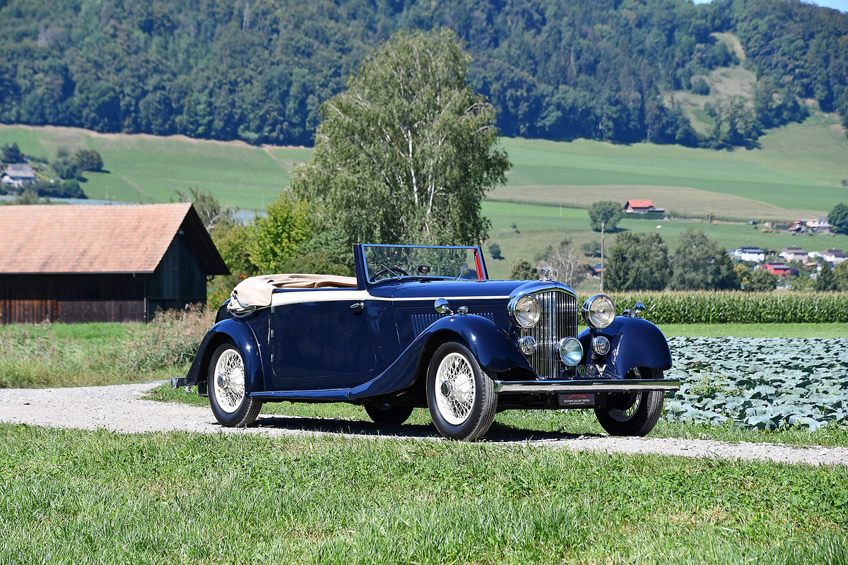 Bild 1 18 vom Fahrzeug-Verkaufsinserat Bentley 3.5-Litre Derby Drophead Coupe 1934 seit 1973 in der Schweiz zugelassen, letzte MFK Veteran 2023