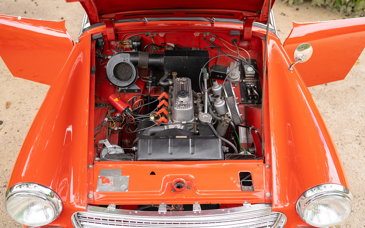 Bild 32 37 vom Fahrzeug-Verkaufsinserat Austin Healey Sprite MK2 1963 MK2 Grifflos - RRestaurierter Zustand