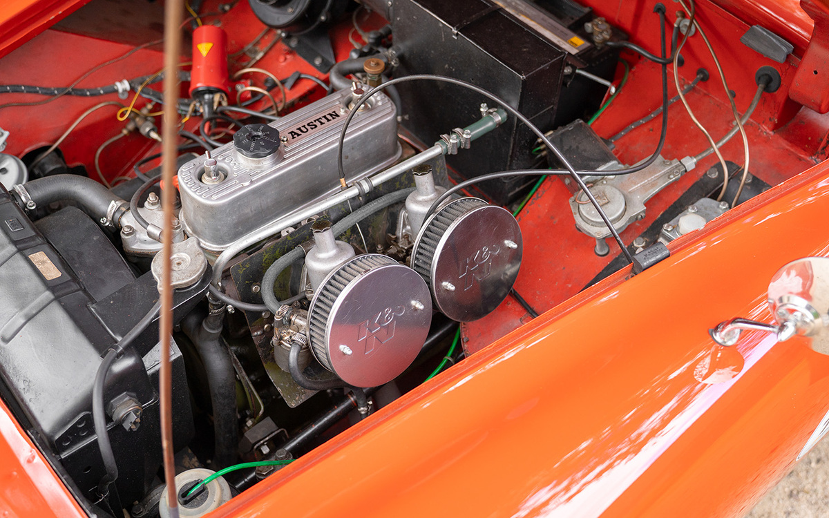 Bild 34 37 vom Fahrzeug-Verkaufsinserat Austin Healey Sprite MK2 1963 MK2 Grifflos - RRestaurierter Zustand