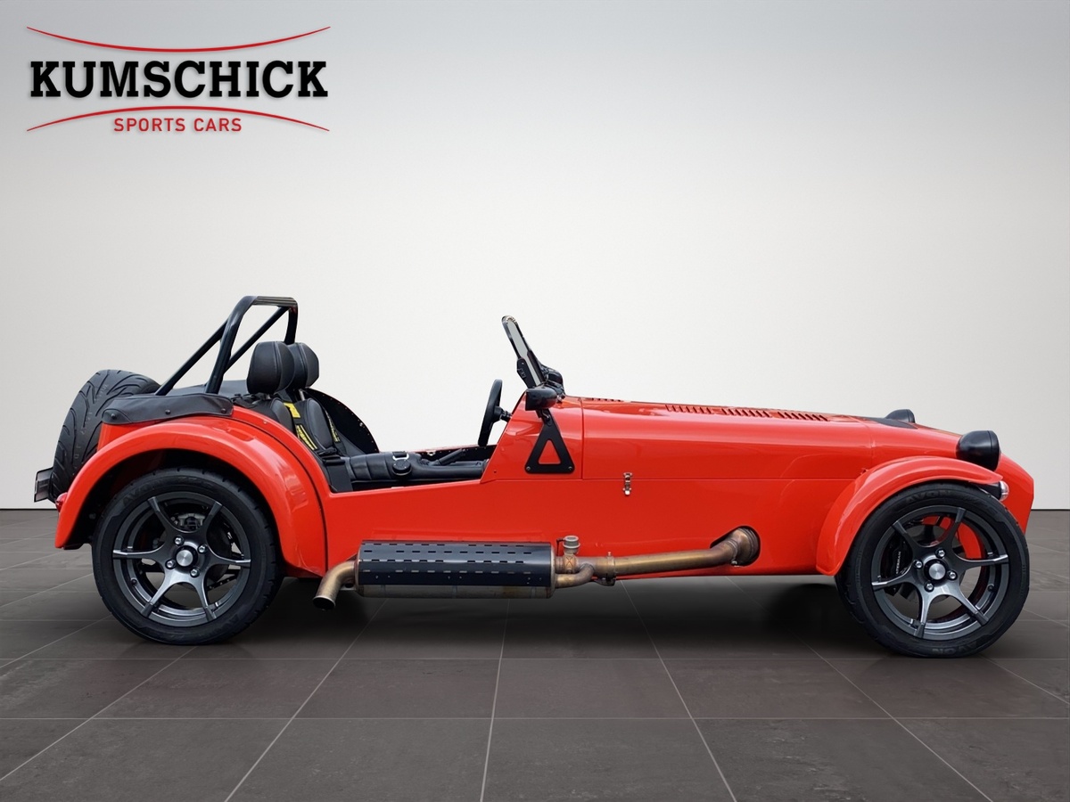 Bild 6 12 vom Fahrzeug-Verkaufsinserat Caterham Seven 485 SV 2023 Gelegenheit Seitenauspuff mit ansteuerbarer Auspuffklappe und Supersound. Full-Option...