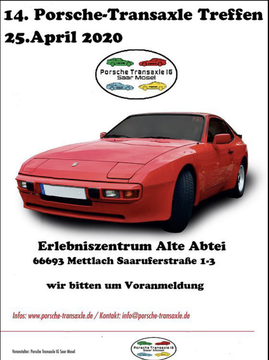 Logo der Veranstaltung «14. Porsche Transaxle Treffen»