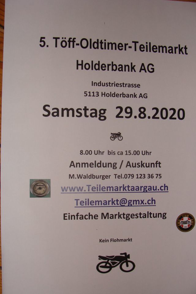 Logo der Veranstaltung «5. Töff-Oldtimer-Teilemarkt»