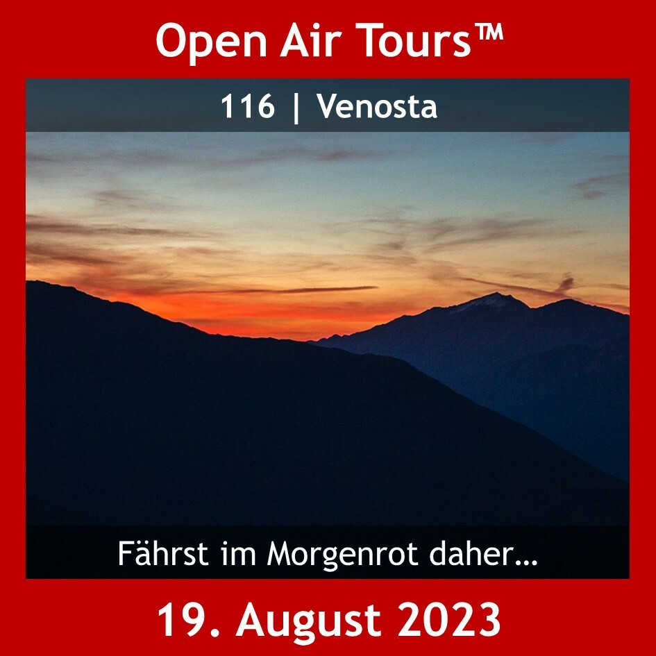 Logo der Veranstaltung «Open Air Tours | 116 | Venosta»
