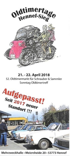 Logo der Veranstaltung «Oldtimertage Hennef»