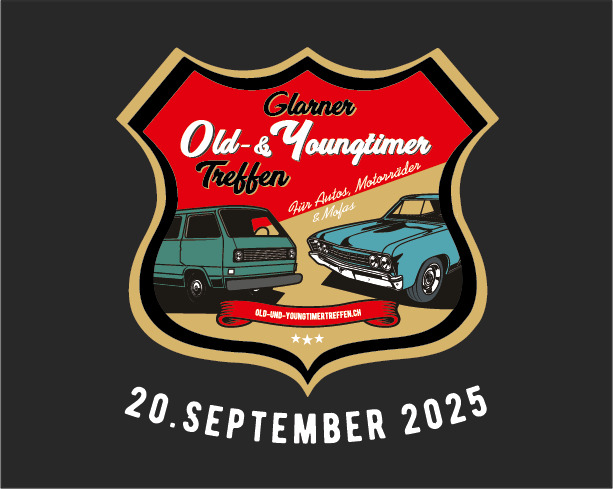 Logo der Veranstaltung «Glarner Old und Youngtimer Treffen»