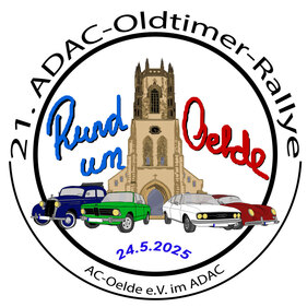 Logo der Veranstaltung «21. ADAC Oldtimer-Rallye "Rund um Oelde"» Logo der Veranstaltung «21. ADAC Oldtimer-Rallye "Rund um Oelde"»