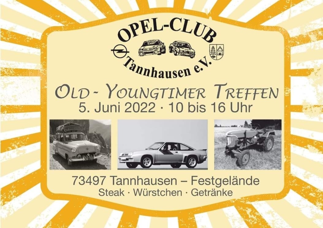 Logo der Veranstaltung «Old-Youngtimer Treffen Tannhausen»
