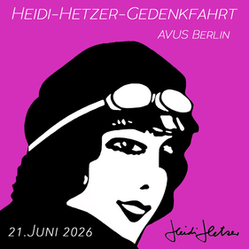 Logo der Veranstaltung «Heidi-Hetzer-Gedenkfahrt»