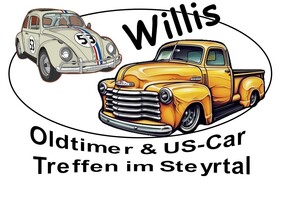Logo der Veranstaltung «Willis OLDTIMER und US-CAR Treffen» Logo der Veranstaltung «Willis OLDTIMER und US-CAR Treffen»