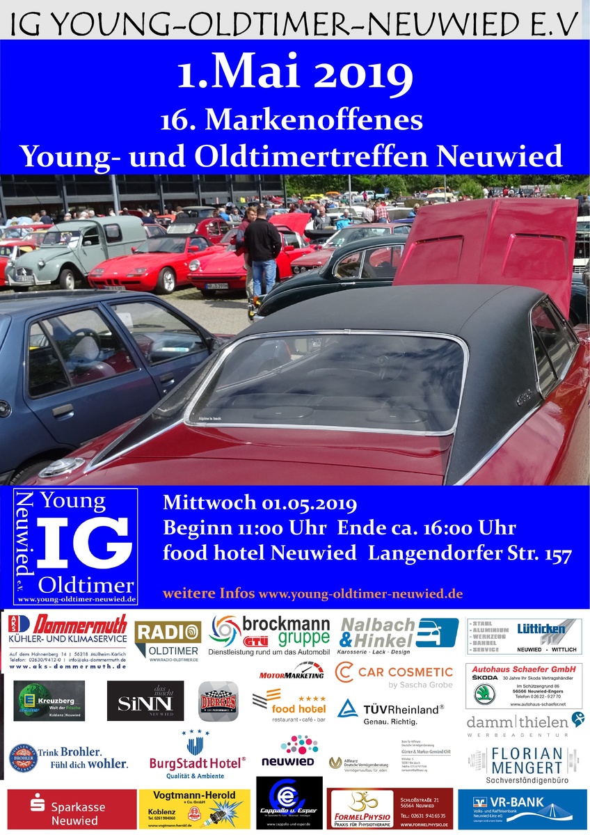 Logo der Veranstaltung «1. Mai Young- und Oldtimertreffen»