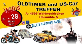 Logo der Veranstaltung «Willis Oldtimer und US-Car Treffen»