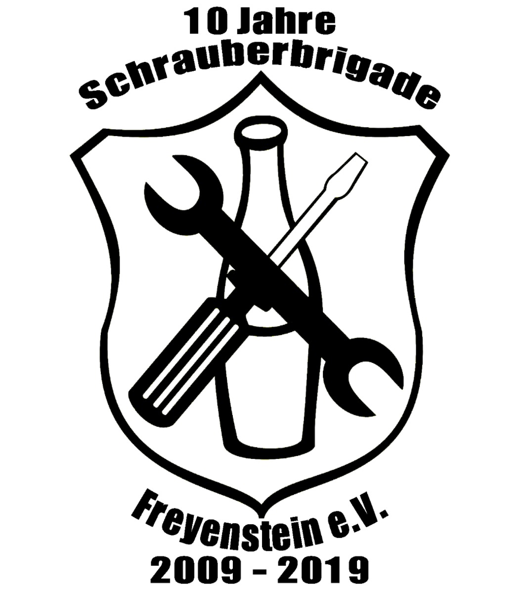 Logo der Veranstaltung «10 Jahre Schrauberbrigade Freyenstein»