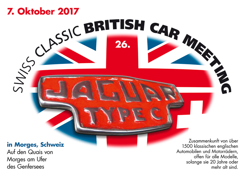 Logo der Veranstaltung «Swiss Classic British Car Meeting»